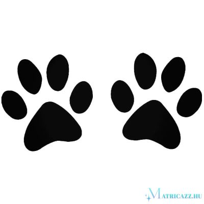 Kutya tappancsok matrica