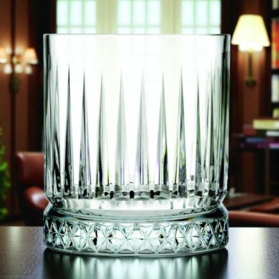 Elysia whisky pohár 355 ml, 6 db-os csomag, metszett, üveg