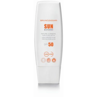 SUN DEFENSE-Natural & mineral sun fluid spf50