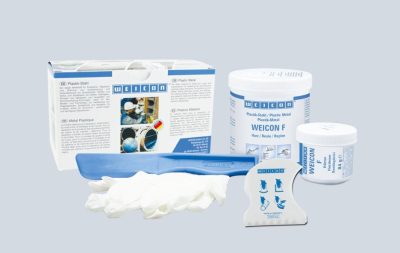 WEICON F kétkomponensű ALUMÍNIUM töltött epoxi gyanta massza - 0,5 kg