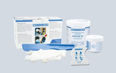 WEICON SF - kétkomponensű ACÉL töltött rövid kötési idejű (6 óra) epoxi gyanta massza - 0,5 kg
