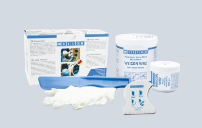 WEICON WR2 - kétkomponensű ÁSVÁNYI ANYAG töltött kopásálló epoxi gyanta massza - 0,5 kg