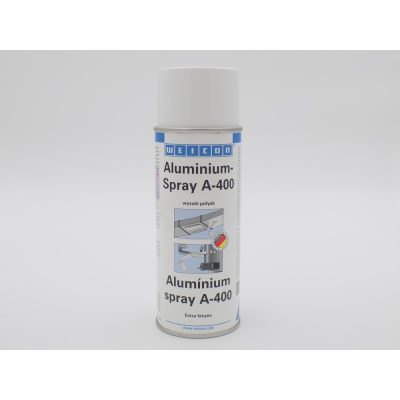 Weicon Alumínium Spray A-400 - fényes változat 400 ml - hőálló: +800°C-ig