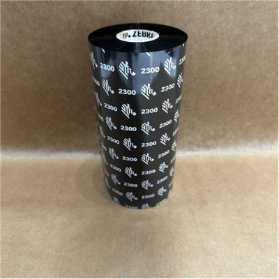 Festékszalag ZEBRA WAX 156mm x 450m OUT 1" (2300)