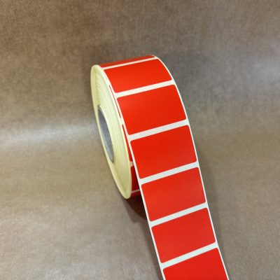 40x25mm direkt THERMO címke 2000 db/40gy - PIROS