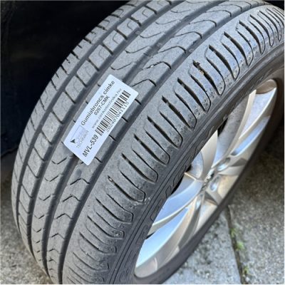 50x25mm termál transzfer TYRE ADHESIVE gumiabroncs címke 2000 db/40gy - extra erős ragasztó