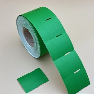 Polccímke 55x38mm direkt THERMO kartoncímke 1000 db/40gy - ZÖLD