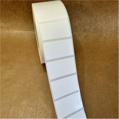 32x20mm PP Gloss White műanyag címke 2500 db/40gy