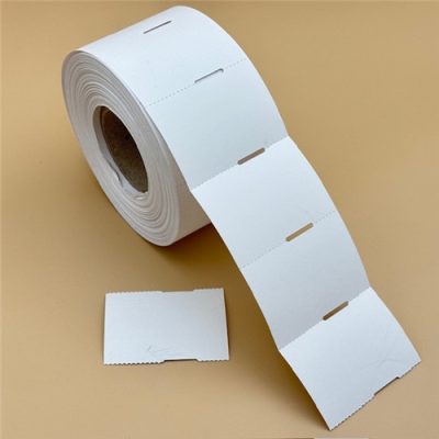 Polccímke 55x38mm direkt THERMO kartoncímke 1000 db/40gy - FEHÉR