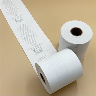 Hőpapír JEGYKIADÓBA 80/100/25mm (120 méter) 48gr - NYOMOTT folyamatos thermo szalag