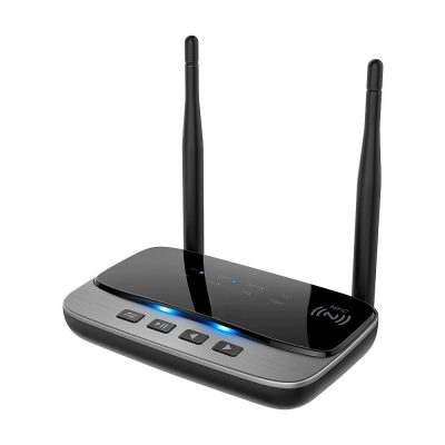 HiGi® B21 - Bluetooth V5.0 adó és fogadó egység egyben - 80m hatósugár, optikai / NFC / Bypass kapcsolat, aptX Low Latency™ CODEC támogatás