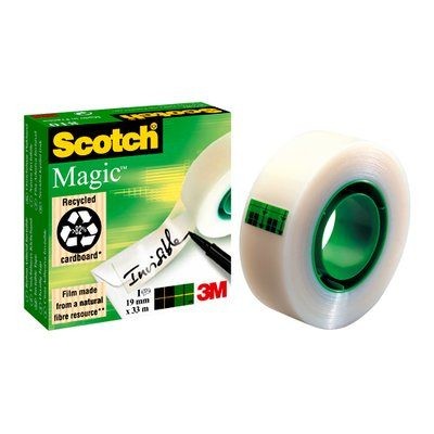 3M Scotch Magic Tape 810 irodai ragasztószalag 19 mm x 33 méter, kiszerelés: 1 tekercs / doboz (3M 810-1933) (LPM81019)