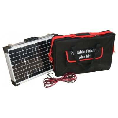 Hordozható napelem táska 12V 60W monokristályos mobil napelem koffer