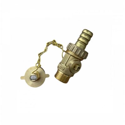 Töltő-ürítő csap 1/2" réz napkollektor és fűtésrendszer feltöltéséhez, ürítéséhez kazántöltő és ürítő csap 