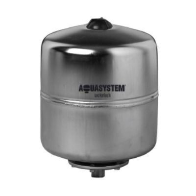 Inox hidrofor tartály 18 liter fali saválló rozsdamentes membrános zárt rendszerű használati víz tartály EPDM DIN4807 gumimembránnal