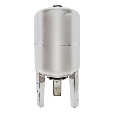 Rozsdamentes tágulási tartály 100 liter álló inox saválló hidrofor EPDM membrán