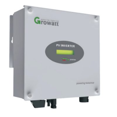2 kW napelem inverter – Growatt hálózatba visszatápláló inverter Névleges teljesítmény: 2000 W Maximális teljesítmény: 2000 W 