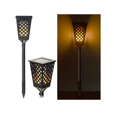 3 darabos lángutánzó napelemes kerti lámpa lángeffektussal 51 LED 30 lm lángforma, beépített akkumulátorral
