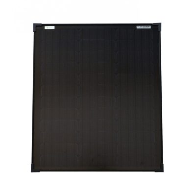 18V 50W Napelem monokristályos 630x545x35 mm fekete napelemmodul szolárpanel