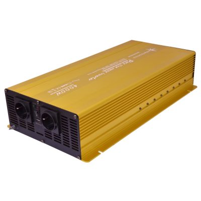 Inverter 12V 4000W feszültség átalakító 512x251x100 mm tiszta szinuszhullámú feszültség transzformátor