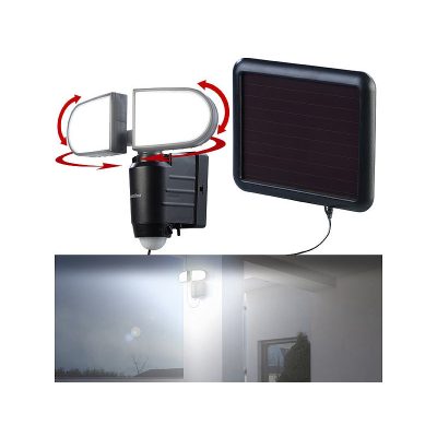 Napelemes LED kültéri reflektor 1W 500 lm IP44 napelemes lámpa PIR mozgásérzékelővel 