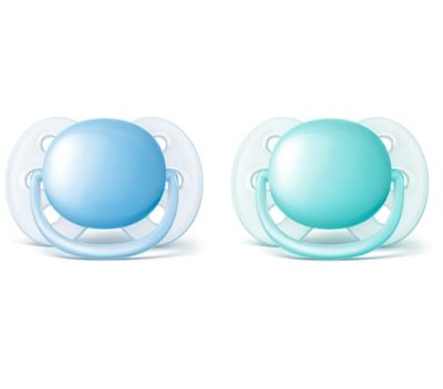 Philips Avent Ultrasoft játszócumi fiús 0-6 hó 2db