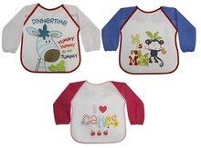 Baby Care ujjas frotír előke - mintás