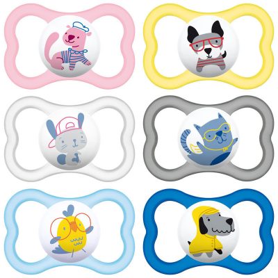 MAM Air silikon cumi 6+ hónap - szürke