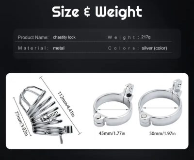 Férfi kakasketrec tisztasági eszköz, nagy tisztasági ketrec, felnőtt szexjáték férfiaknak