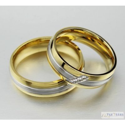 Nemesacél női karika gyűrű Multi Lux 64