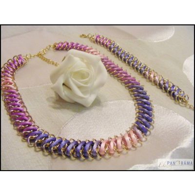 Fashion szett - Páva lila