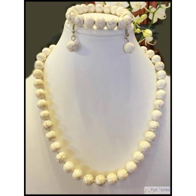 Ásvány Howlit szett gyöngy