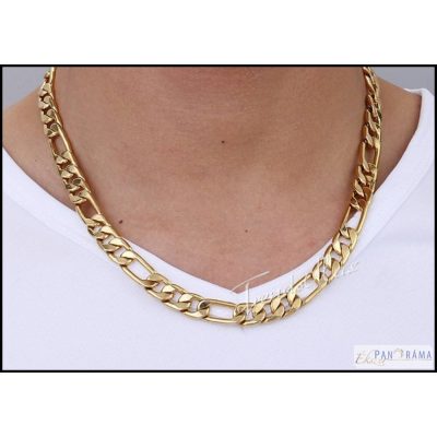 18 K Gold Filled nyaklánc Napóleon - 55/4 mm széles