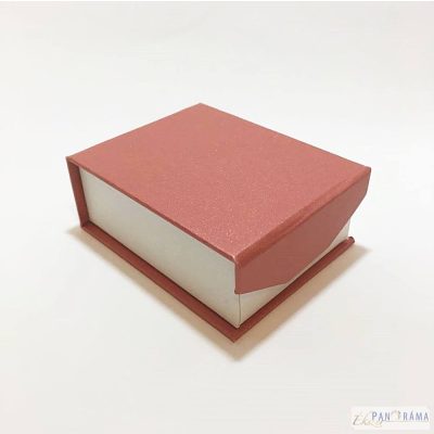 Díszdoboz piros metál -kis szettes