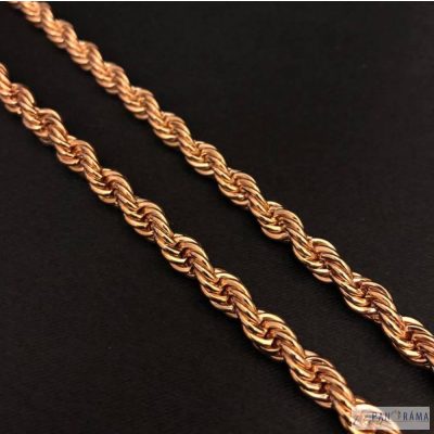  Gold Filled csavart nyaklánc - Melina L Gold 50/5 mm