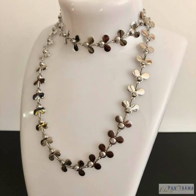  White Gold Filled szett Nyakék és karkötő szett - Anita white