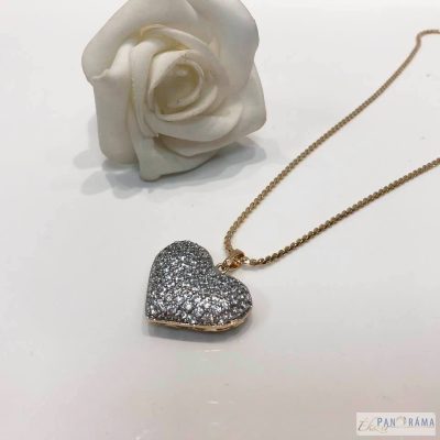  18 K Gold Filled Nyaklánc szív medállal - Valeria