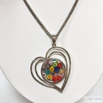 Protek, Olasz Gold Filled nyaklánc muránói üveg medállal - Vinoka