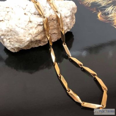 Nemesacél Aranyozott Nyaklánc - Hailey 4 mm