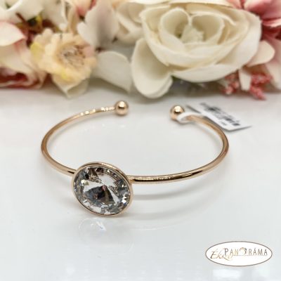 18K Gold filled Swaro kristályos karperec - Elegance crystal