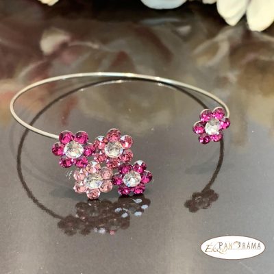 Swanis® kristállyal készült Crysteel karperec - flower