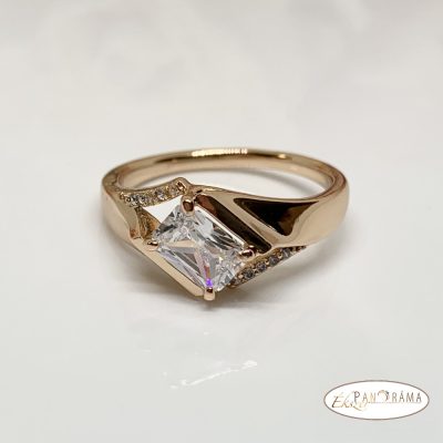 18 K Gold Filled gyűrű - Linett