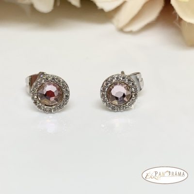 White gold filled beszúrós stiftes fülbevaló - Trinti