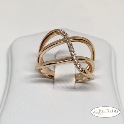18 K Gold Filled gyűrű - Bona