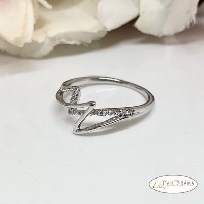 White Gold Filled gyűrű - Romy