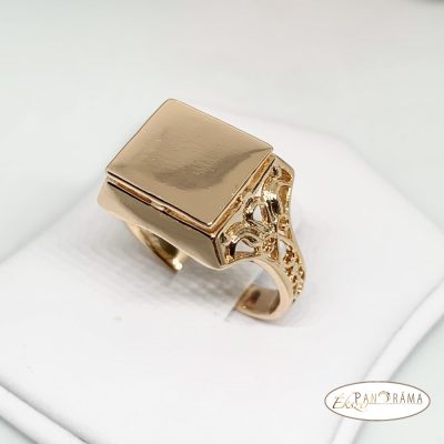 18K Gold Filled férfi pecsétgyűrű - Paulo