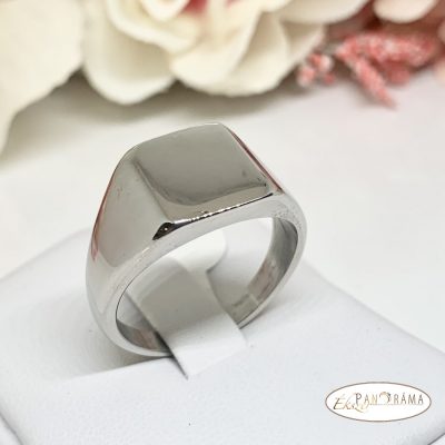 Nemes acél férfi pecsét gyűrű - Joel