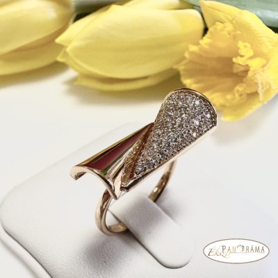 18 K Gold Filled gyűrű - Kleopátra