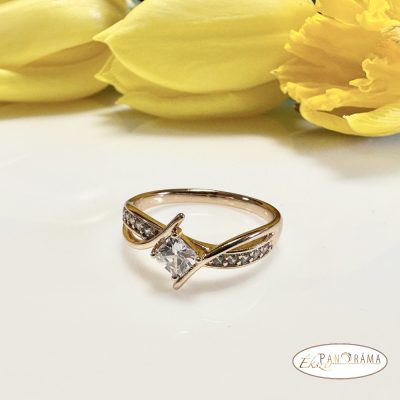 18 K Gold Filled gyűrű - Lili