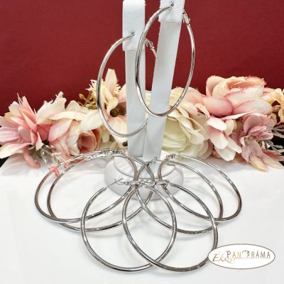  Fülbevaló Gold Filled karika - Zille white 60